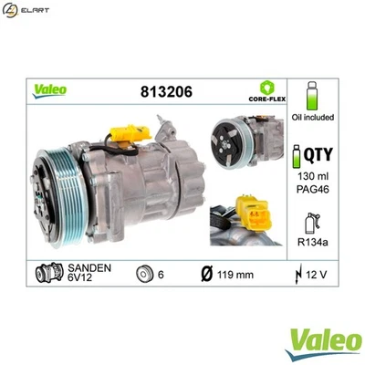 COMPRESSOR AIR CONDITIONING 813206 FOR MINI COUNTRYMAN/COOPER PACEMAN/HATCH 1.4L - Image 1 of 4
