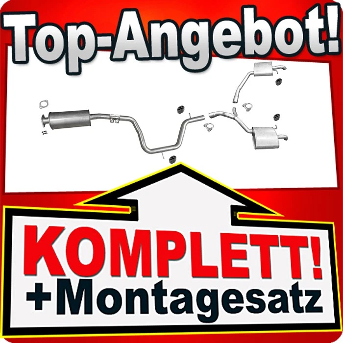 Auspuff für FORD MONDEO MK4 2.5 ab 03.2007 Auspuffanlage - Bild 1 von 1