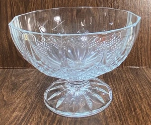 Vintage Cristal D'Arques Longchamp Frankreich Bleikristall Schliffglas Fußschale - Bild 1 von 7