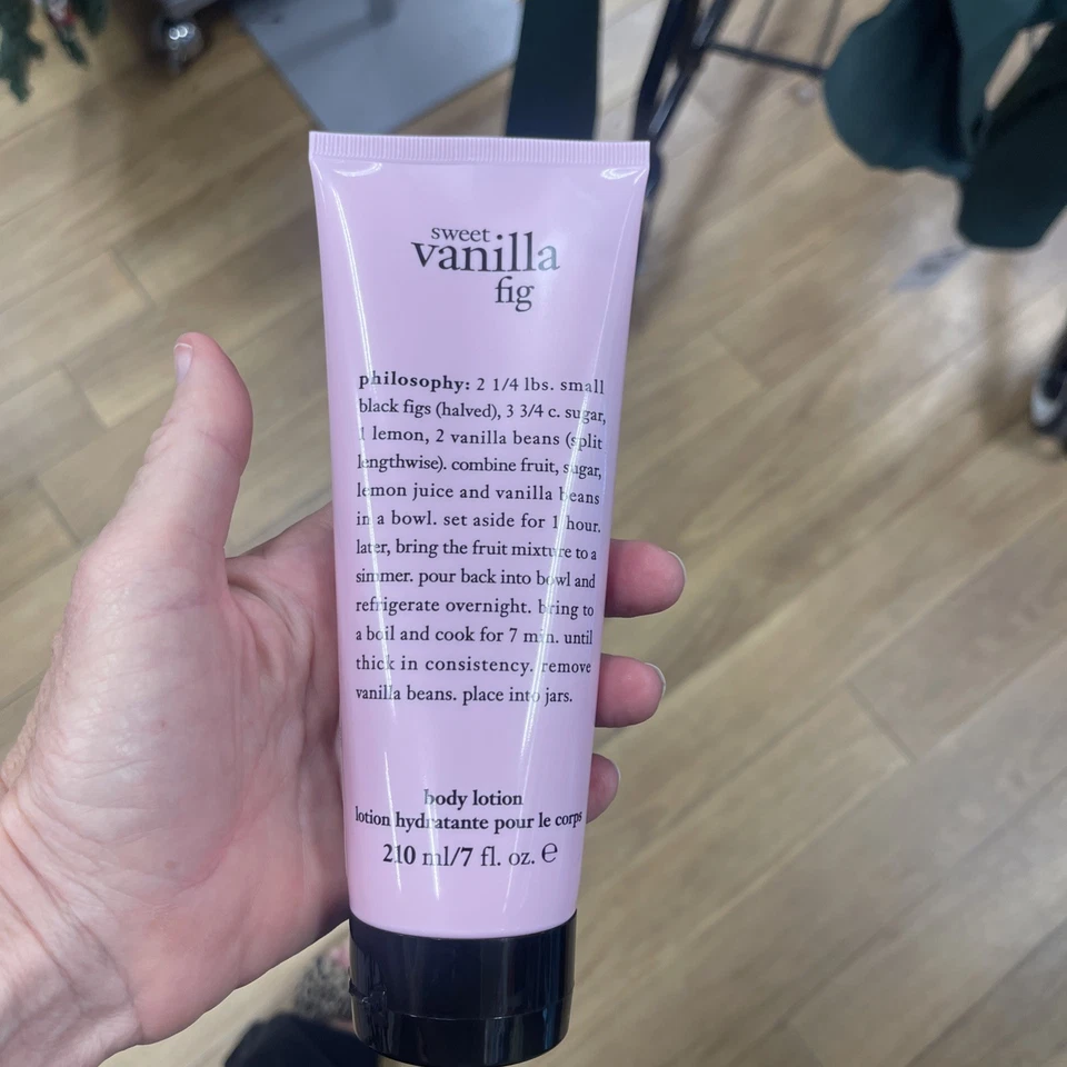 Loción corporal Philosophy Sweet Vanilla Fig 7 oz nueva sellada   Foto 1 de 1