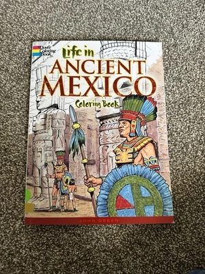 Doyer Coloring Book: Life in ANCIENT MEXICO Coloring Book - Image 1 of 4