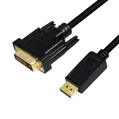 LogiLink CV0132 - DisplayPort (v1.2) to DVI-D (24+1) connection cable for full H - Image 1 of 2