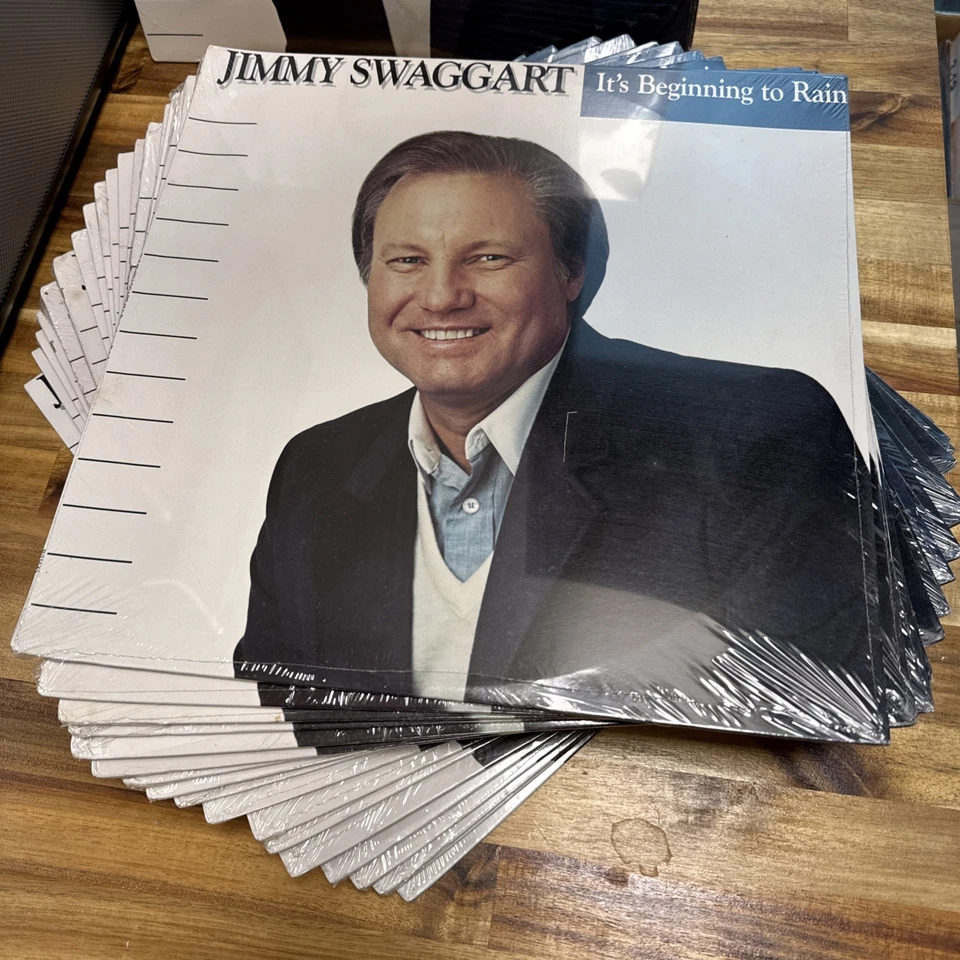 Jimmy Swaggart IT’S BEGINNING TO RAIN 1986 Vinyl  Record New, Sealed. Christian - Image 1 of 4