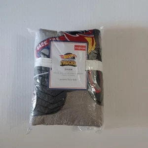 Pottery Barn Kids Hot Wheels Monster Truck Standard Sham NWT - Picture 1 of 4
