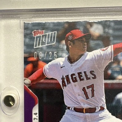2021 TOPPS NOW #457 SHOHEI OHTANI 1ST EVER DH/P ALL-STAR ANGELS ACE 06/25  - Image 1 of 4
