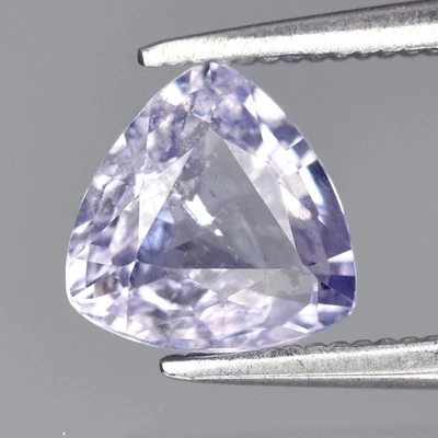 💎 0.90ct 6x6mm Trillion Natural Pastel Purple Spinel - Tanzania Gemstone - Image 1 of 4