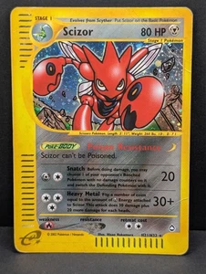 Scizor H21/H32 Aquapolis Holo Ultra Rare Pokemon TCG Nintendo E-Reader HP - Bild 1 von 3