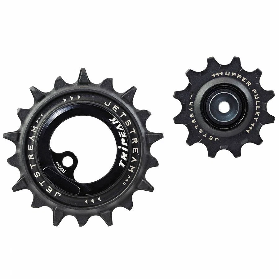 Galet derailleur aopw tripeak 12-18 dents ceramique 11v. noir compatible shimano - Photo 1/1