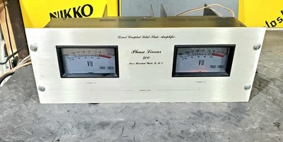 Vintage Phase Linear 400 Silver Face Direct Coupled Stereo Power Amplifier - Bild 1 von 4