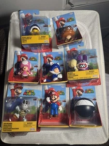 Lot Of 8 World of Nintendo Super Mario • Goomba, Cat Toad, Drybones, Mario - Picture 1 of 1