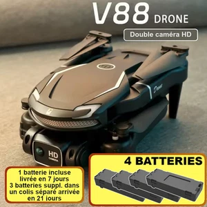 Gaming Drone, Racing & Aerial Photo, Dual Camera - 4 Batteries - Model V88 - Picture 1 of 22