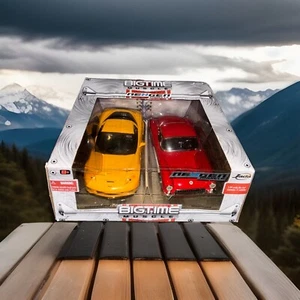 NEW JADA NEXGEN 1/24 BIG TIME MUSCLES 2PACK 2006 Corvette Z06 & 1957 Corvette - Picture 1 of 6