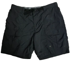 Kohls Mens Cargo Shorts 36 Gray Dri Fit Nylon Web Belt 36"W x 7"L - Picture 1 of 10