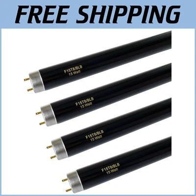 15W T8 Fluorescent Blue Black Light Bulb - Ideal for Decorations & Shows - Image 1 of 4