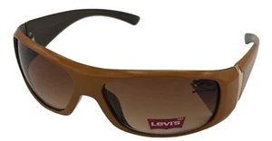 Gafas de sol envolventes de plástico caramelo rectangular para hombre Levi LS150 4 - Imagen 1 de 12