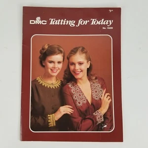 Vintage 1985 Tatting for Today DMC Buch Nr. 15209 Muster für Halsbänder Deckchen - Bild 1 von 5