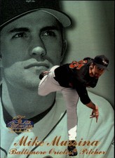 1998 Flair Showcase Row 3 Baltimore Orioles Baseball Card #84 Mike Mussina