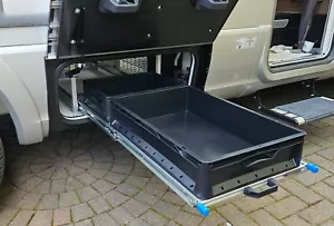 Wohnmobil Schwerlastauszug Stauraum Doppelboden WOMO Regal Euro Box - Bild 1 von 11