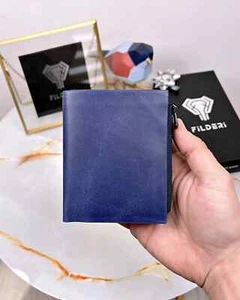 2044 –3 Colors Elite Genuine Leather Wallet, Handmade for Men & Womens Wallet - Picture 1 of 14