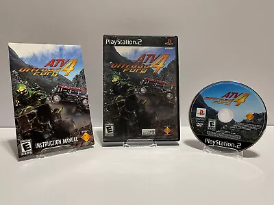 ATV Offroad Fury 4 - Playstation 2 - CIB w/Manual Black Label  - Image 1 of 4