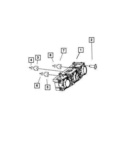 Kit de cableado de reparación de terminales genuino Mopar 2007-2009 Dodge Sprinter 2500 5136771AA Foto 1 de 1