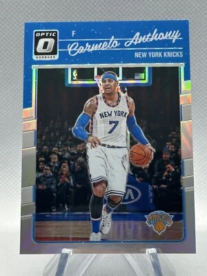 CARMELO ANTHONY 2016-17 PANINI DONRUSS OPTIC SILVER HOLO PRIZM CARD #59 - Image 1 of 2