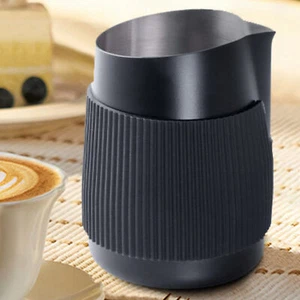 Milk Frother Cup 420ml Coffee Frothing Pitcher Stainless Steel expedient - Picture 1 of 9