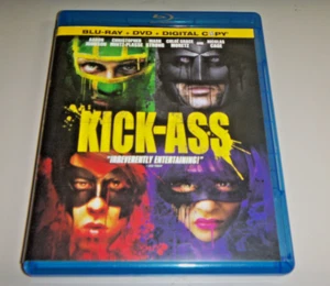 KICK-ASS BLU RAY + DVD + DIGITAL COPY LIKE NEW - Picture 1 of 4
