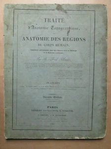 BLANDIN : ATLAS D'ANATOMIE CORPS HUMAIN, 1834. 20 planches lithographiées - Picture 1 of 12