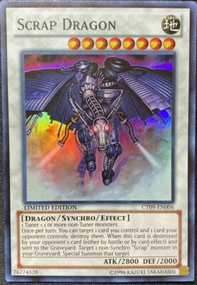 Yu-Gi-Oh! Scrap Dragon - CT09-EN006 - RARE- 1st Edition - 1996! HOLO! - Image 1 of 2
