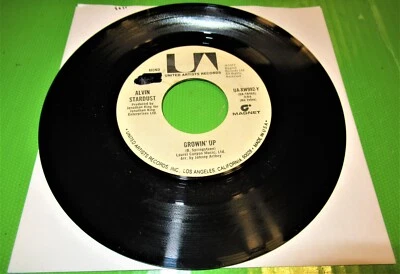 Alvin Stardust, (Promo). Growin' Up (Mono) / Growin' Up (Stereo) - Image 1 of 2
