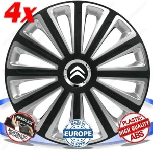 SET 4 BORCHIE RUOTA COPRI CERCHI CALOTTE 16 TREND DC RC PER CITROEN C4 - Imagen 1 de 3