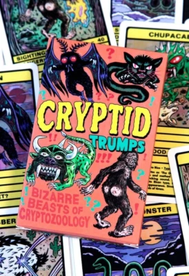 CRYPTID - Trumps Card Game (Mothman, Bigfoot, Hodag, Cryptozoology) - Image 1 of 4