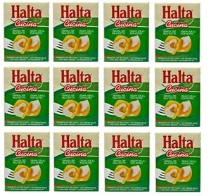 12x Halta Cucina Cremige Zubereitung UHT für die Küche Kochsahne Sahne 200ml