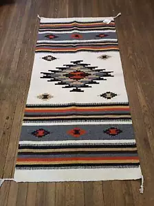 Handwoven Southwest Design Acrylic Rug; 4'x6' - Picture 1 of 2
