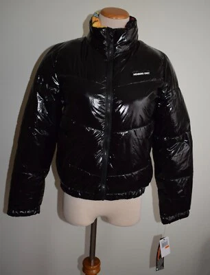 Nueva Chaqueta Puffer Juniors Solo Miembros Nickelodeon Hey Arnold Pequeña Negra Brillante Foto 1 de 3