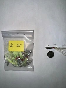 SHAD DARTS, TIN, 1/16 OZ. WIRE HOOKS, Size 4. - Picture 1 of 2