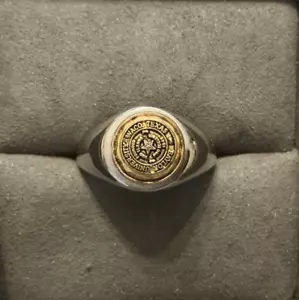 Vintage 14K Gold Filled University of BAYLOR Seal Signet Ring - Picture 1 of 5
