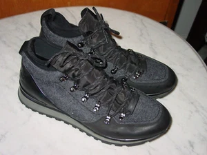 Mens Karl Lagerfeld Roan Wool Hiker LF9S8476 Black Boots! Size 10.5M - Picture 1 of 15