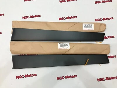 GENUINO Toyota LEXUS GX470 03-09 Moldura Puerta Delantera Ventana Marco Trasero Derecha y Derecha JUEGO Foto 1 de 4