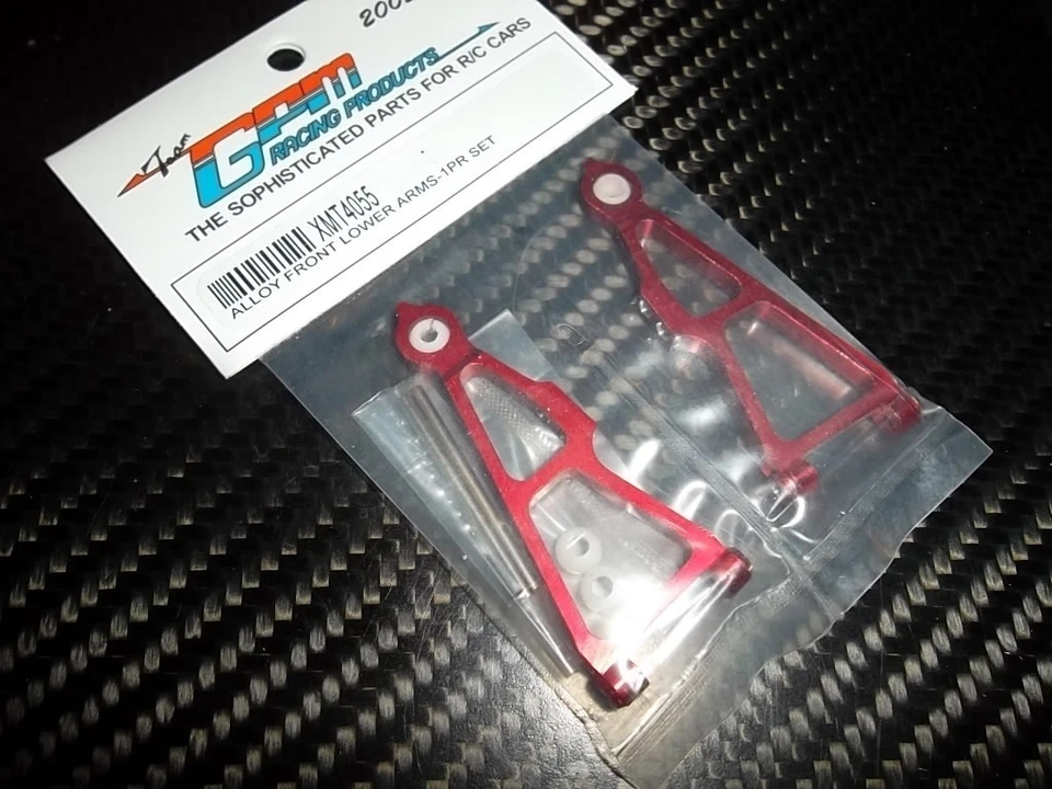 GPM XMT4055 triangles avant inférieur alu rouge A-TECH XMT4 - Photo 1/1