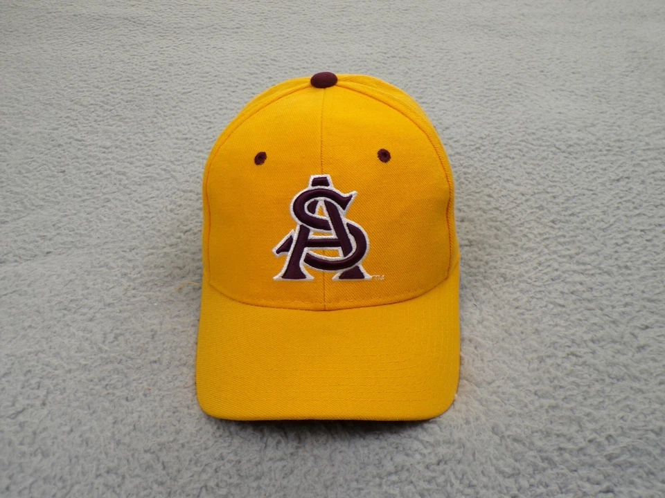 Arizona State Sun Devils Hat Cap Mens Youth 6 3/4 Yellow Zephyr ASU NCAA Wool - Image 1 of 4