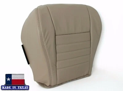 Cubierta de asiento de cuero tostado para Ford Mustang GT V8 parte inferior del lado del conductor 2000 Foto 1 de 4