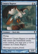 Magic the Gathering MTG Umara Raptor (75) Zendikar   NM