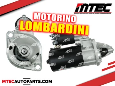 MOTORINO AVVIAMENTO LOMBARDINI 0001107430 0001107083 MICROCAR MOTORE LDA - Image 1 of 4
