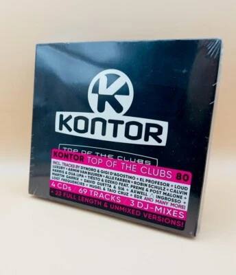 CD Kontor Top of the Clubs Vol.80  Box-Set, 4CDs/69Tracks/3DJ-MIXES *NEU&OVP* - Bild 1 von 2