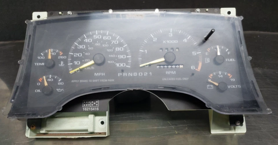 Chevy S10 Blazer 1996 4,3 velocímetro automático cuadro de instrumentos Foto 1 de 4