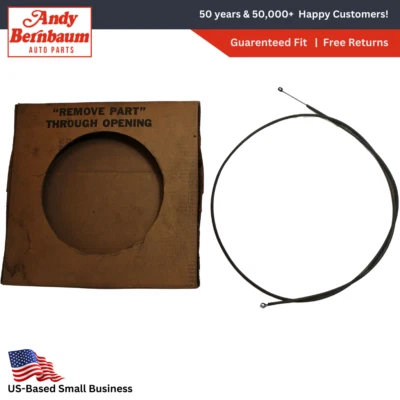 1949-1972 DeSoto Dodge Chrysler Plymouth Front Side Heater Cable 1880556 NOS. - Image 1 of 4