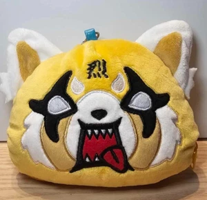 Aggretsuko Metall Gesicht Münzetui Plüsch Reißverschluss Etui Sanrio Japan Armband - Bild 1 von 9