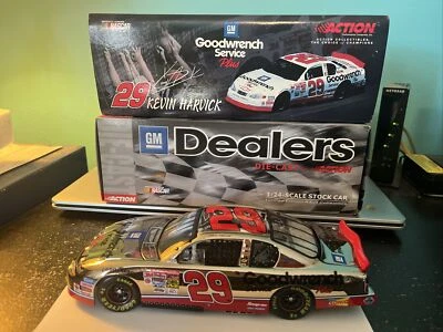 Kevin Harvick #29 GM Goodwrench Service Plus 2001 escala 1:24 oro blanco Nascar! Foto 1 de 4